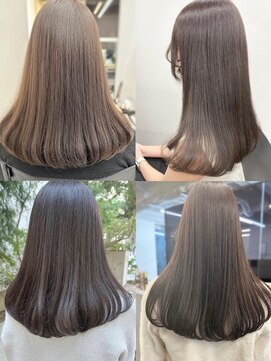 フォンズ(FONS) 表参道＊大人可愛い透明感カラー4選＊グレージュカラーベージュ