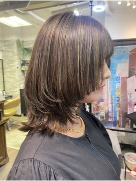 フレーム なんば店(FRAME) ウルフカット