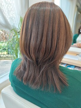 ヘアーズ 本店(HAIRZ) 《藤井》大人、エメラルドカラーレイヤー