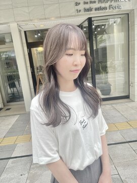 フェリア 松山(Feria) 【Feria松山】透明感グレージュ/韓国風/髪質改善“石田幸輔”