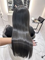 アンドシャルム 心斎橋(&CHALME)&nbsp;シアグレー 髪質改善トリートメント ケアダブルカラー