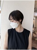 ショートカット/シースルーショートヘア/30代40代50代/難波