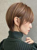 ロンドブルーム 天神大名店(Lond Bloom)&nbsp;大人ショートボブショートカットココアアッシュくびれミディ