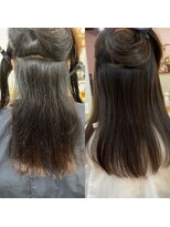 アイエン(aien) 髪質改善♪酸性ストレート(酸性縮毛矯正)で叶う◎極上ツヤ髪