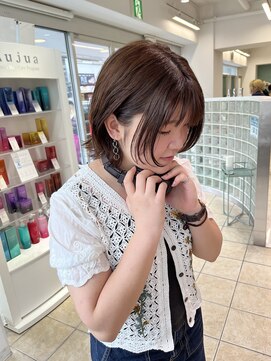 アッシュ 下北沢店(Ash) ボブウルフ×フェイスレイヤーカット