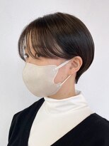 アルバム 池袋(ALBUM)&nbsp;ナチュラルショート_ハッシュカットフルバング_ba474471