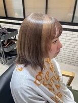 ヘアーサロン フーガ せんげん台店(HAIR SALON fuuga)&nbsp;【ダブルカラー】クッキーカラー