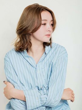 オンク 新宿(onk) ミディアムヘア/ショコラベージュ/ボブルフ/新宿駅