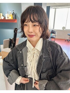 シロ(ciLo) ニュアンスパーマ×レイヤーボブ