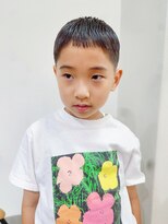 スーハ 恵比寿(SUUHA) キッズカット/おしゃれボウズスパイキーベリーショート/子連れOK