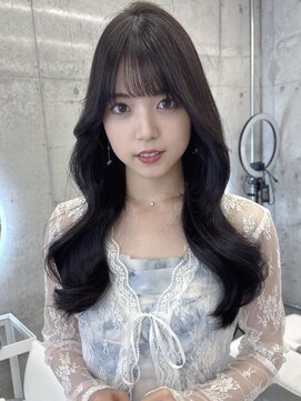 エヌアイ オモテサンドウ(ni omotesando) 憧れ韓国くびれヘア/顔まわりカットレイヤーカット艶髪黒髪