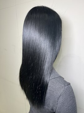 プティシュシュ(petit chou chou) 艶々ブルーブラック