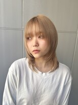 サロウィン 新宿三丁目(SALOWIN) 青木／ナチュラルミディアムウルフレイヤー/10代20代30代新宿