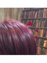 アチーブ ヘア デザイン(achieve hair design)&nbsp;艶髪カシスブラウンブリーチなしカラー暖色系カラー20代30代40代