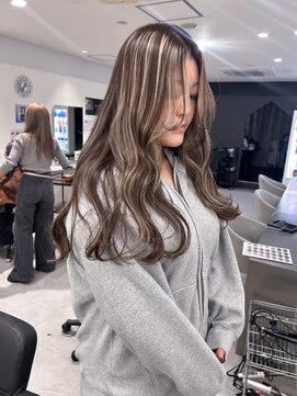 キング 枚方店(K!ng) 縮毛矯正髪質改善ハイライトレイヤーカット枚方美容室エクステ