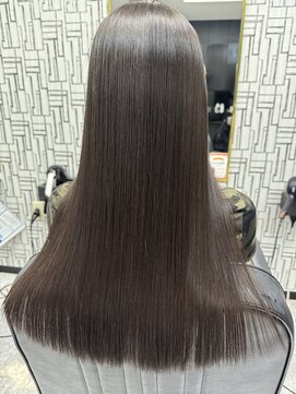 アローズ 久留米店(arose) 大人可愛い透明感立体感グレージュ×エアストレート