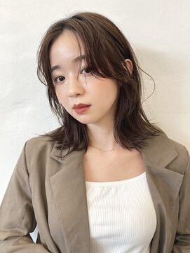 フォト 新宿(foto) イメチェンカット/外ハネボブ/ココアベージュ/小顔