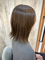 サイン(SIGN)&nbsp;前髪あり大人外ハネボブ/30代40代50代/透明感イルミナカラー