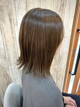 サイン(SIGN) 前髪あり大人外ハネボブ/30代40代50代/透明感イルミナカラー