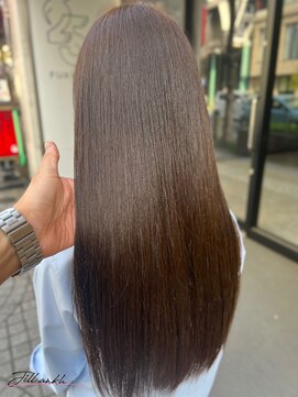 ジル アンク(Jill ankh) 《姫路 Jillankh》オリーブブラウン ダブルカラー 髪質改善