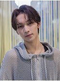 小久保styleフェザーパーマフェザーショートグレーエンドカラー