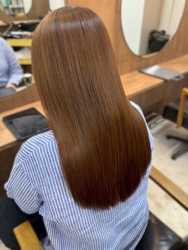 リッチ 菊名店(Rich) 髪質改善トリートメント ブラウンベージュ ツヤ髪 20代 美髪