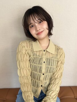 シュク 高円寺(SYUK) くびれレイヤーボブ/モカベージュ/SYUK高円寺【青木】