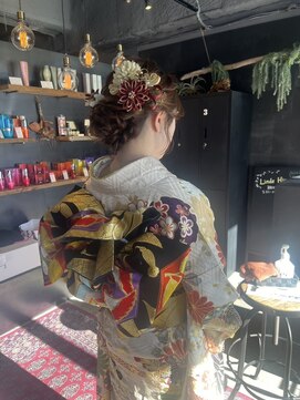 リンダイーロ(Linda Hiro) 【札幌円山】アップスタイル/成人式ヘア/シニヨン