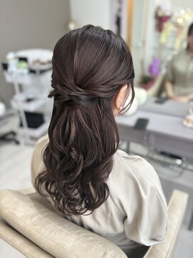 ナコプラス(naco+) ヘアセット（ハーフアップ）