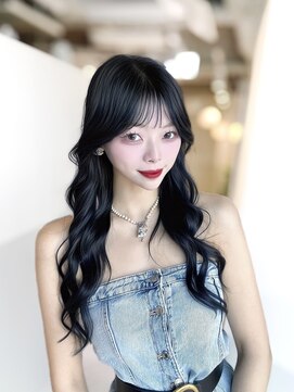 アマトウキョウ アユンチェ(AMA TOKYO×AYUNCHE) 韓国ヘア　2wayバング  レイヤーカット くびれヘア  顔周り