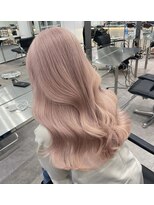 サンクプロジェクト(cinq PROJECT)&nbsp;韓国ヘアー顔周りレイヤーミルクティーベージュピンクベージュ