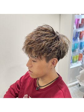 オシャマ ヘアー サンク 二川店(Oshama hair CinQ5) 金メッシュマッシュ