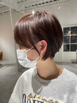 ジュベ 別府店(juve.) 別府ショートボブ顔まわりレイヤーカット髪質改善カラー30代