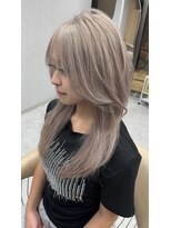 天神美容室&nbsp;天神/ブリーチ/学割U24 アッシュブロンド/ホワイトブロンド/