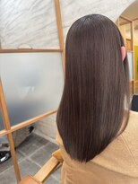 ジーナ 福岡千早(Zina) 【松本秀子】艶カラー/髪質改善トリートメント/20代30代40代