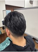 ツーブロックショート