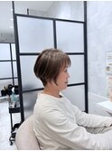 白髪ぼかし脱白髪染め/脱白髪染めハイライト/透明感