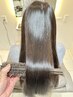 【小関・山口・中島限定】カット+縮毛矯正+カラー+髪質改善Tr