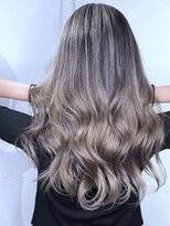 ブレイズヘアー(BLAZEhair) 【ブラウン系透明感】ナチュラルバレイヤージュ×ブリーチ2回