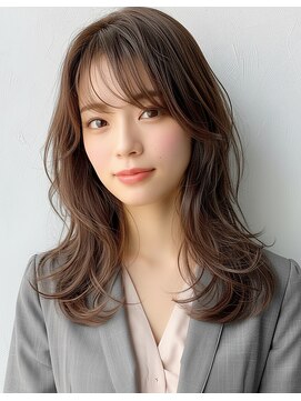ブロッサム 大山店(Blossom) 透明感髪質改善カラー◎レイヤーミディ×くびれ20代30代小顔