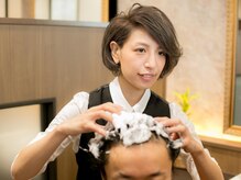 メンズサロン・バーバーならではのこだわりシャンプー[＜理容室＞北浦和/シェービング/スパイラルパーマ]