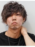 グランジネープレスツーブロック束感マットクラウドマッシュ