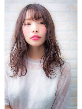 ソア 武蔵小杉(SOAR) 大人かわいい無造作カールとデザインカラー小顔ボブディ