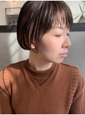 ミニボブ×インナーカラー