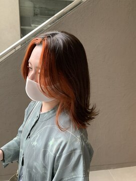 レックスヘアーインターナショナル(ReX HAIR INTERNATIONAL) 【中野 倫大朗】 apricot orange