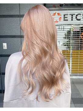 マーシアバイアルティナ 蒲田店(Marcia by artina) ペールベージュ×大人ガーリー×メルティカラー×ロングヘア