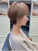 大人かわいい小顔ショートボブショートヘア20代30代40代表参道