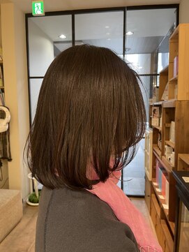 クローゼット 新宿(closet) 外ハネボブ/ペールベージュ[髪質改善/ヘッドスパ白髪染め/新宿】