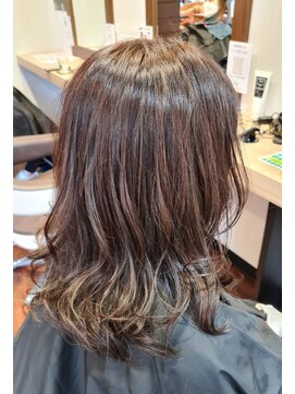 ヘアーメイク ディスプレイ(DISPLAY) 脱白髪染めハイライト