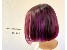 ソール ヘアメイク(SO ALL Hair Make)の雰囲気（ヘアスタイルはこちらからご覧下さいinstagram@soall _shinjuku）